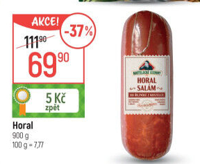 Salám Horal Kostelecké uzeniny