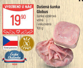 Šunka dušená výběrová Globus