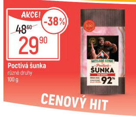 Šunka nejvyšší jakosti poctivá Kostelecké uzeniny