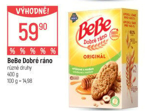 Sušenky BeBe Dobré ráno Opavia