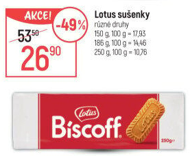 Sušenky Biscoff Lotus