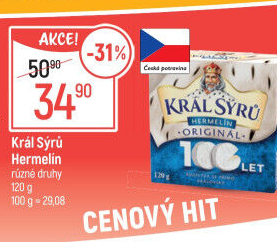 Sýr Hermelín Král sýrů