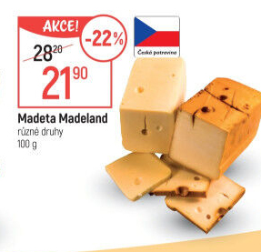 Sýr Madeland Madeta