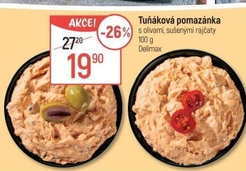 Tuňáková pomazánka se sušenými rajčaty