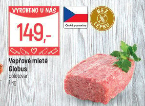 Vepřové mleté maso Globus