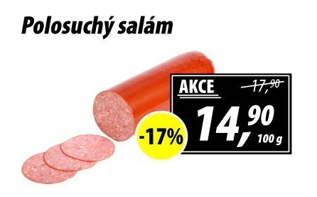 Polosuchý salám