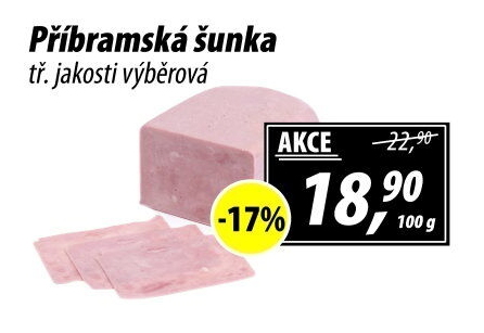 Šunka výběrová příbramská
