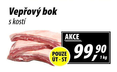 Vepřový bok s kostí
