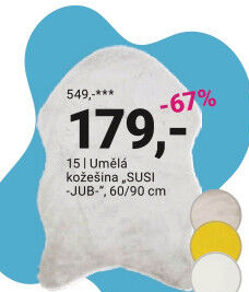 UMĚLÁ KOŽEŠINA „SUSI“
