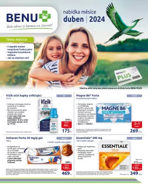 akční leták BENU Lékárna 1.4.2024-30.4.2024