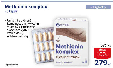 Doplně stravy Methionin komplex Phyteneo