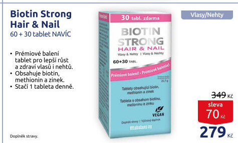Doplněk stravy Biotin Strong Hair &amp