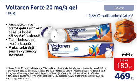 Gel proti bolesti Voltaren Forte
