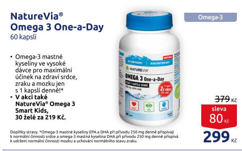 Omega 3 One a Day NatureVia Swiss