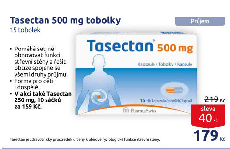 Tobolky proti průjmu Tasectan