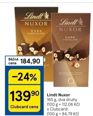 Bonboniéra Nuxor Lindt