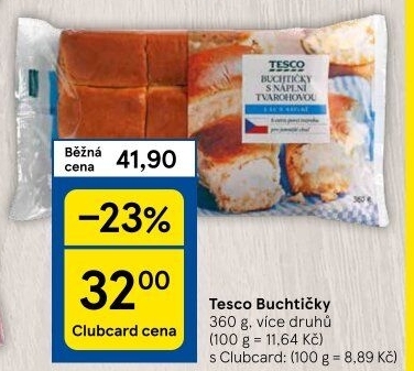 Buchtičky české Tesco