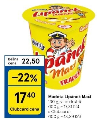 Dezert Lipánek Madeta
