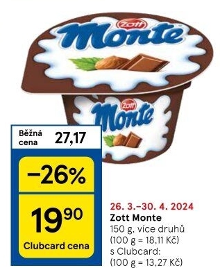 Dezert Monte Zott
