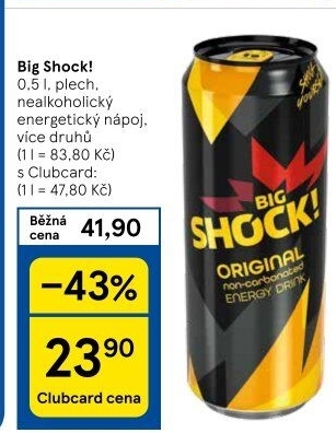 Energetický nápoj Big Shock