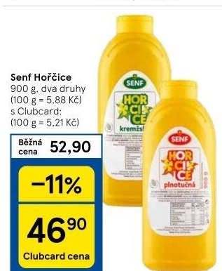 Hořčice Senf