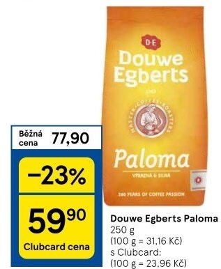 Káva Paloma Douwe Egberts