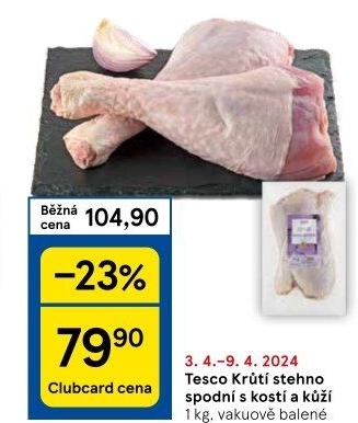 Krůtí stehna Tesco