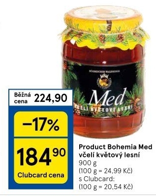 Med květový lesní Product Bohemia