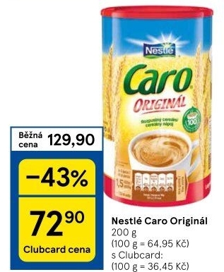 Nápoj instantní obilninový Caro Nestlé