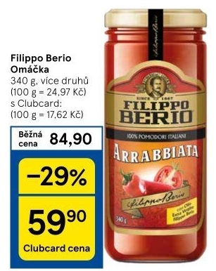 Omáčky Filippo Berio