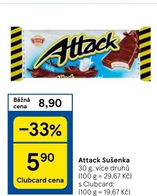 Oplatky Attack Sedita