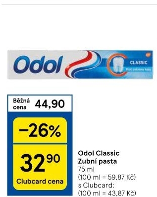 Pasta na zuby Classic Odol