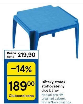 Plastový stůl dětský