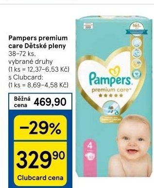 Pleny dětské Pampers Premium Care