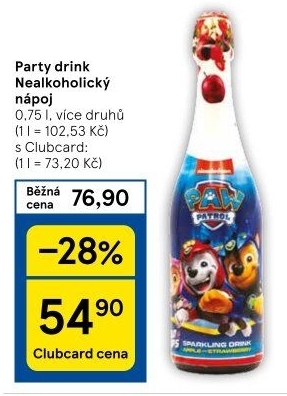Sekt nealkoholický dětský Party Drink
