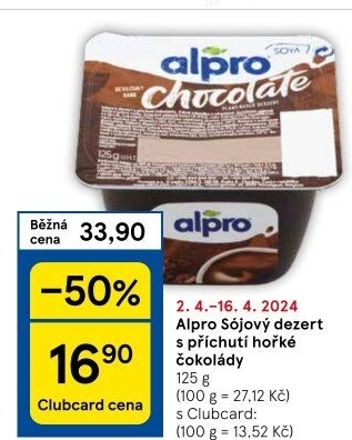 Sójový dezert Alpro