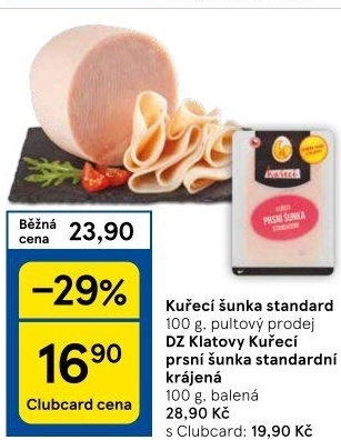 Šunka kuřecí standard