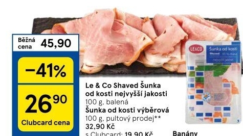 Šunka od kosti nejvyšší jakosti LE&amp