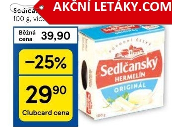Sýr Hermelín Sedlčanský