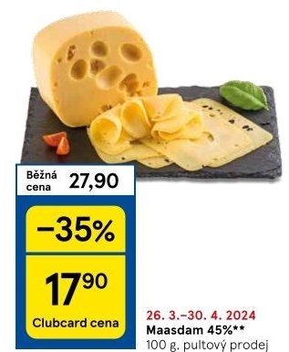 Sýr Maasdamer 45%