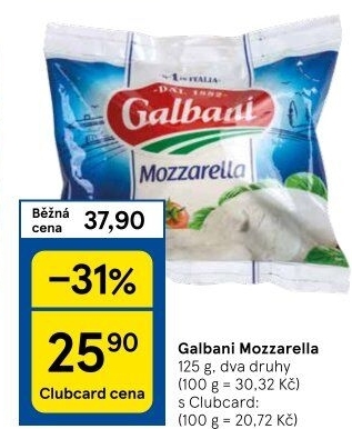 Sýr Mozzarella Galbani