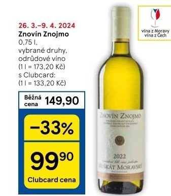 Vína Znovín Znojmo