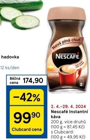 Instantní kávy Nescafé
