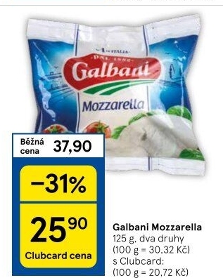 Sýr Mozzarella Galbani