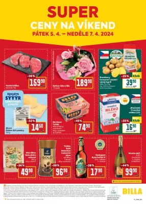 akční leták BILLA 2.4.2024-9.4.2024