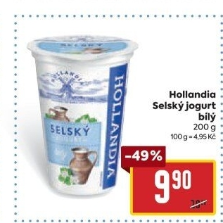 Bílý jogurt selský Hollandia
