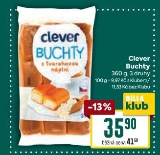 Buchty s náplní Clever