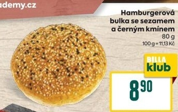 Bulka na hamburger