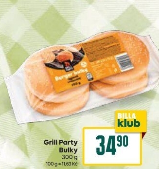 Bulky na hamburger Grill Party