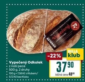 Chléb Vypečený Odkolek
